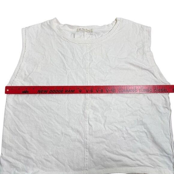Free People We The Free Women’s Boxy Muscle Tank White Size Large‎ - Picture 4 of 6